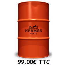 bidons hermes orange  90 cm (hauteur) x 60 cm (largeur).